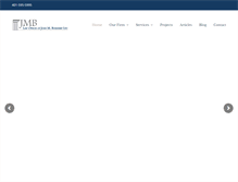 Tablet Screenshot of jmblawoffices.com